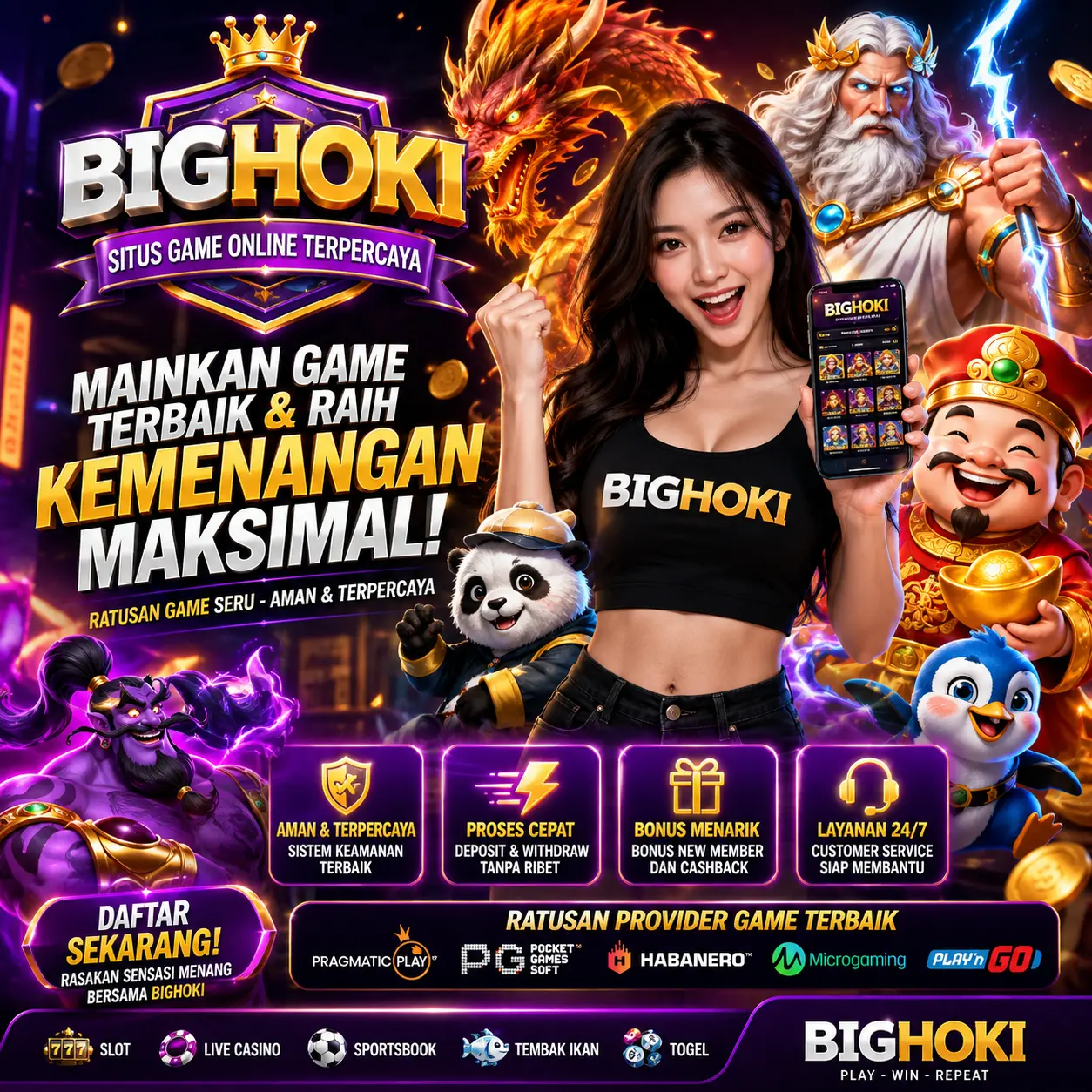 BIGHOKI: Portal Game Online Seru dan Terpercaya